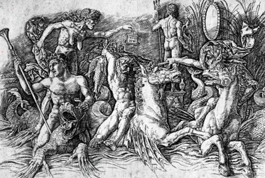 The Battle of Sea Gods (detail)