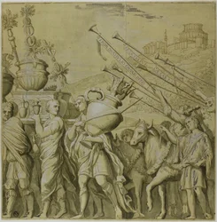 Triumphs of Julius Caesar: Canvas No. IV