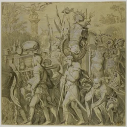 Triumphs of Julius Caesar: Canvas No. VI