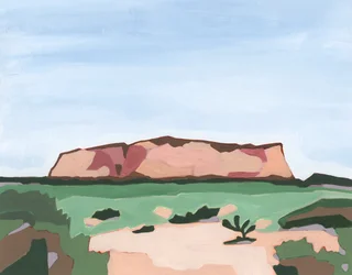 Abstract Valley I, 2024