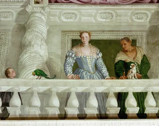 Lady at the Banister