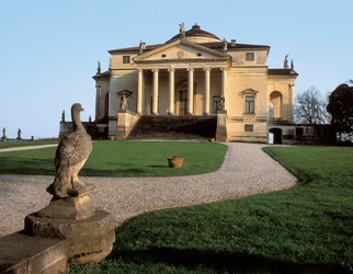 Renaissance architecture: view of villa Capra called the Rotonda created by architect Andrea Palladio, 1566, Vicenza, Italy