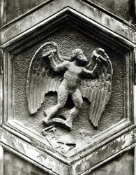 Daedalus, decorative relief from the Campanile, Florence, c.1348-50