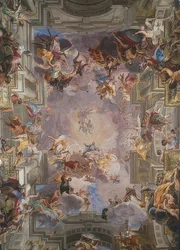 Saint Ignatius in Glory. 1691-1694