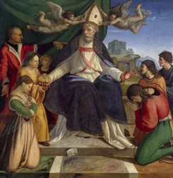 Saint Nicholas of Bari Enthroned