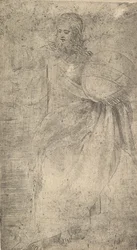 Christ as the Savior Holding a Globe, from Christ and the Apostles