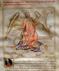 Allegory of Charity ailee treading Herode I the Great at the feet in 