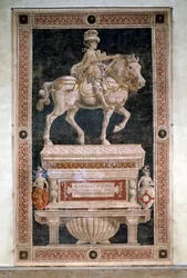 Equestrian Monument to Niccolo da Tolentino (detail)