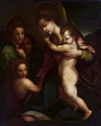 Madonna with Child Jesus and St. John