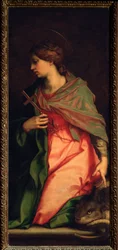 Saint Margarita of Antioch, Altarpiece of St. Agnes