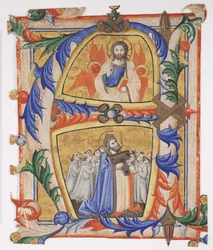 Christ Appearing to David and a Group of Camaldolese Monks, 1390-1410