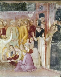 Saint Peter Martyr heals the paralyzed Anna