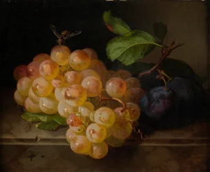 Still Life with Fruit and Bee