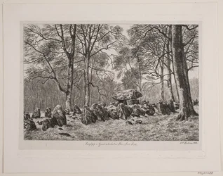 Long Barrow at Gunderslevholm Forest