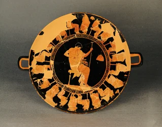 Center: Young Man Holding a Hare