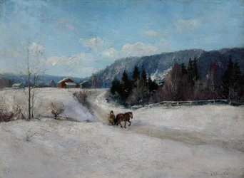 Winter Landscape at Skaugum Hill