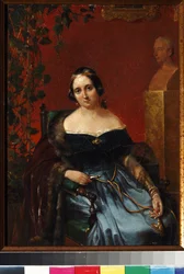 Portrait of Anna Alexeevna Andrault by Andrei Andreyevich Popov