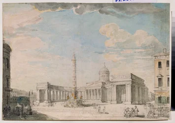The Kazan Cathedral in St Petersburg