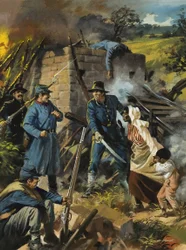 John Brown on 30 August 1856 Intercepting a Body of Pro-Slavery Men