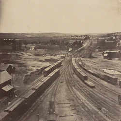 Alexandria Yard, Looking West and Southwest, Virginia