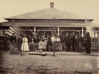 Plate 11. General Grant and Party at Fort Sanders, 1869