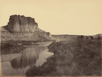 Plate 24. Castle Rock, Green River Valley, 1869