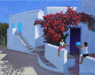 Ball game, Samos, Greece, 2022