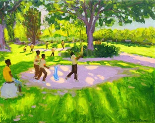 Cricket Practice, Botanical Gardens, Dominica, Grenadines, West Indies