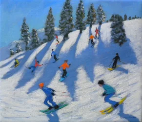 Skiers, Lofer