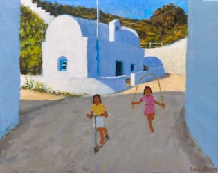 Two girls, Klima, Milos