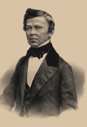 Portrait of the poet Vladimir Grigoryevich Benediktov 1807-1873, 1870