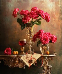 Classic Rose Still Life