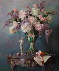Elegant Peony Still Life