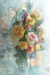 Frosted Rose Bouquet