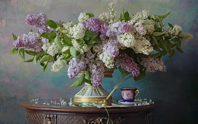 Still Life with Lilac Flowers