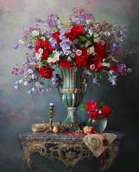 Vibrant Floral Still Life