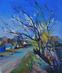 Blossoming Village Pathway