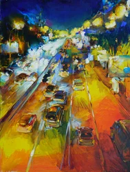 Night Highway Glow