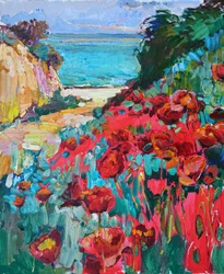 Red Poppies Coast View
