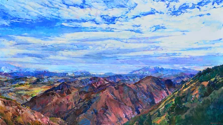 Rugged Mountain Peaks