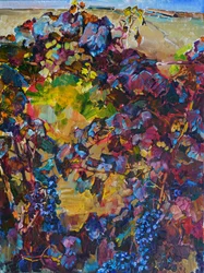 Vibrant Autumn Grapes