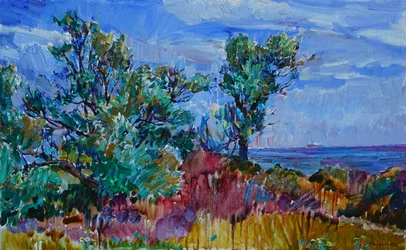 Vibrant Coastal Landscape
