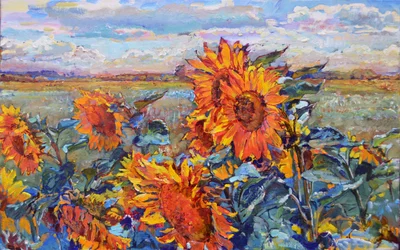 Vibrant Sunflower Field