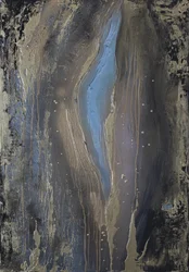 Deep Blue Gold Flow