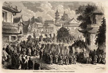 A funeral in Pekin