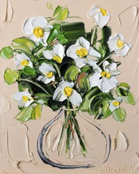 Textured White Bouquet