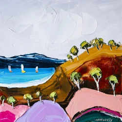Vibrant Coastal Bay