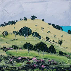 Vibrant Coastal Hills