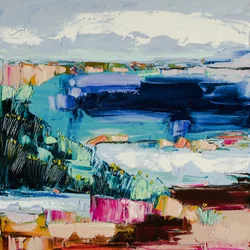 Vibrant Coastal View