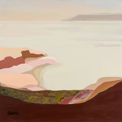 Abstract Coastal Calm